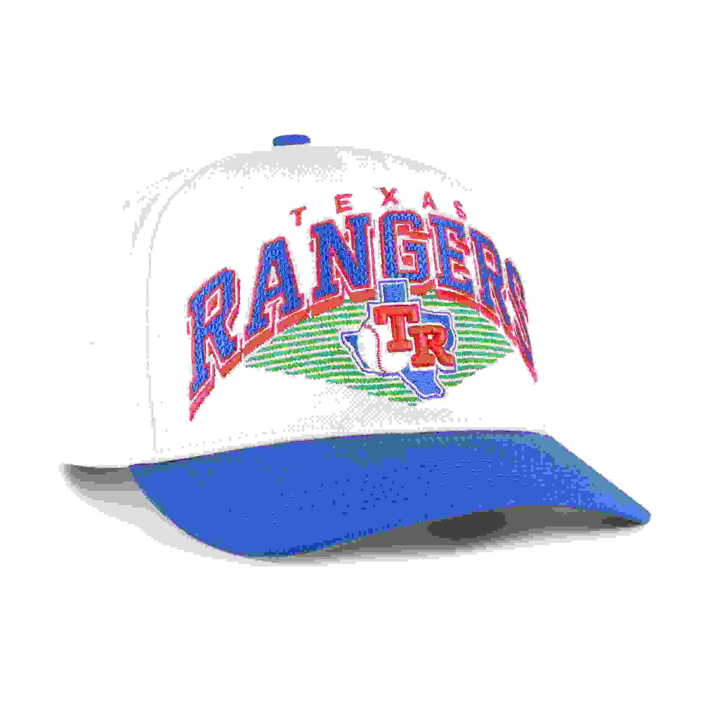 47 Texas Rangers Cooperstown Pomona Hitch Snapback Hat - Natural